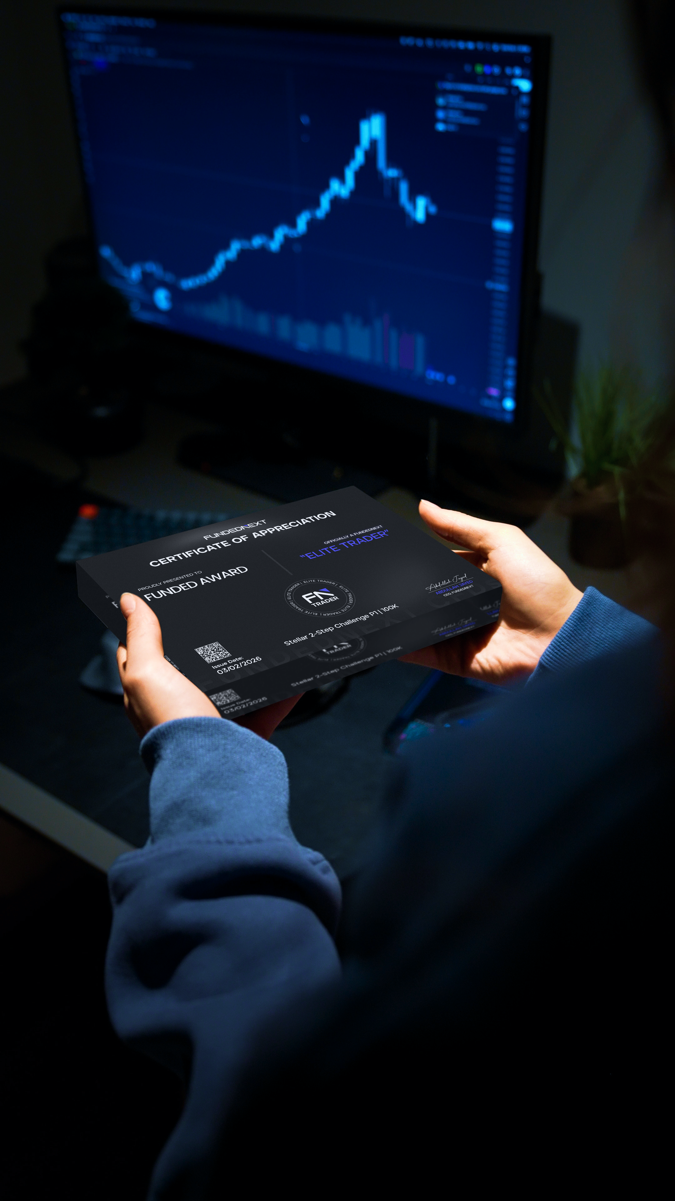FundedNext Funded — Frame the Certificate, Not Just the Memory
