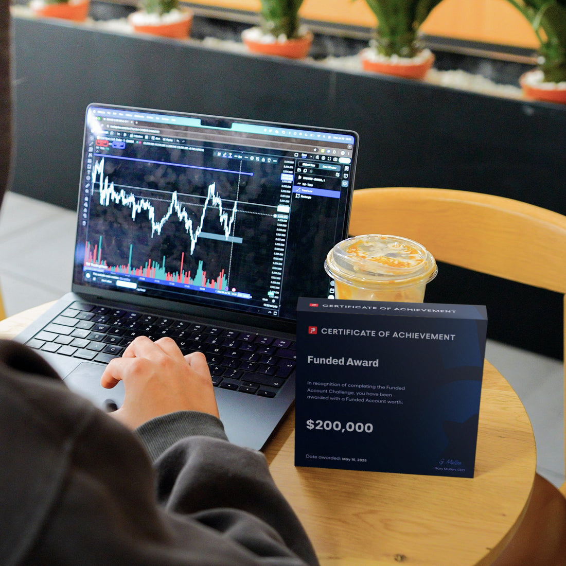 FunderPro Plaque. You Traded at a Scale That Counts
