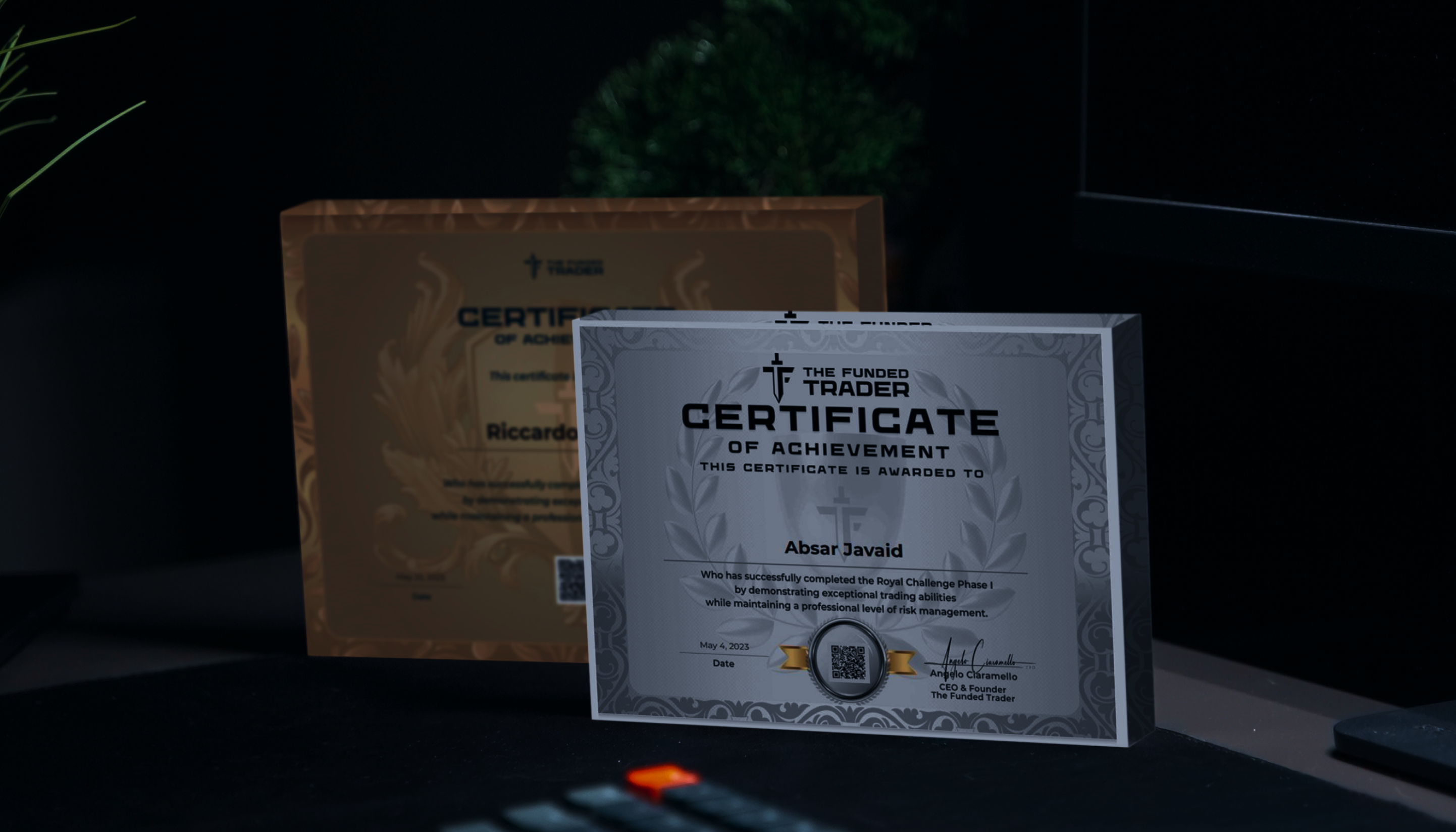 The Funded Trader Plaque. This Firm Has Been Testing Traders for Years.