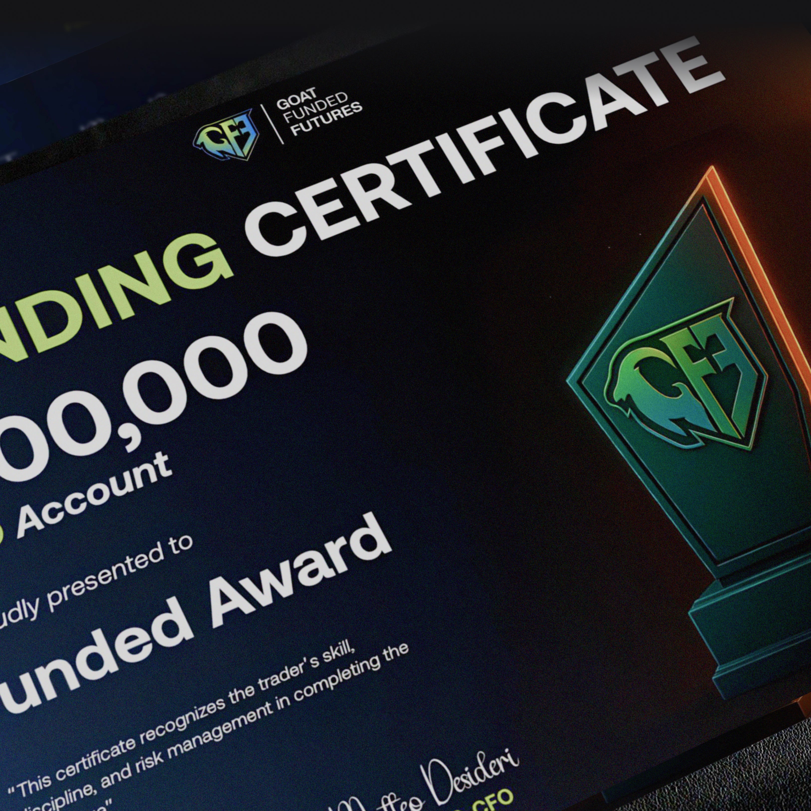 Goat Funded Futures AWARD